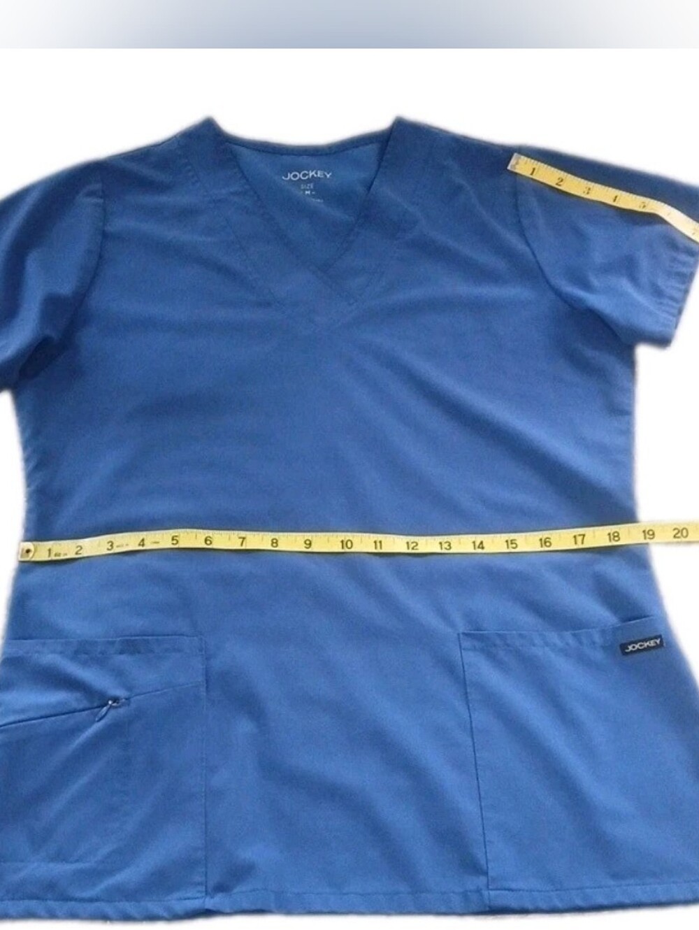 Jockey Women's Size M Scrubs Pant Set Royal Blue Short Sleeves - Picture 10 of 14